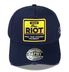 Baseball Cap - CMC-1053 (100% Cotton Off White Khaki With Black Suede Visor Two Tone Edition 9forty A Frame Snapback Hat)