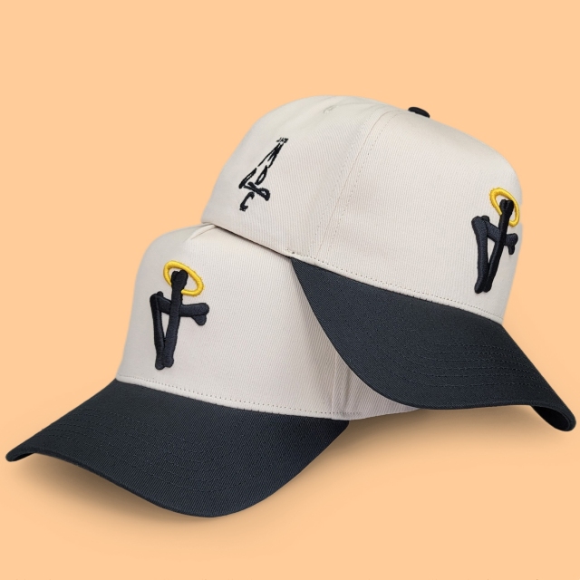 Baseball Cap - CMC-1083(100% Cotton Off White Khaki Beige Black Suede Visor Hat Two Tone Edition 9forty A Frame Baseball Cap)