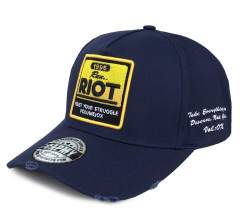 Baseball Cap - CMC-1053 (100% Cotton Off White Khaki With Black Suede Visor Two Tone Edition 9forty A Frame Snapback Hat)