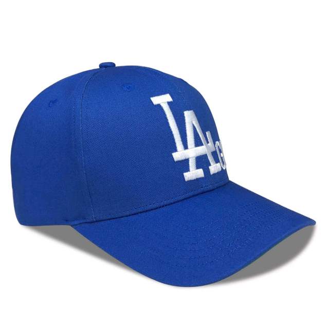 Baseball Cap - CMC-1077 (100% Cotton Royal Blue White Embroidery Logo 6 Panel Baseball Cap hat )