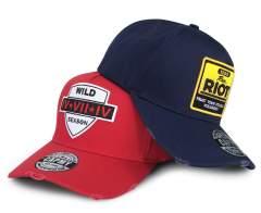 Baseball Cap - CMC-1053 (100% Cotton Off White Khaki With Black Suede Visor Two Tone Edition 9forty A Frame Snapback Hat)