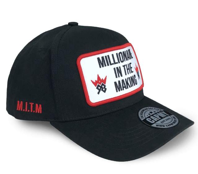Baseball Cap - CMC-1051 (100% Cotton Black Polyester Badge Patch Embroidery Logo Edition 9forty A Frame Baseball Cap Supplier)