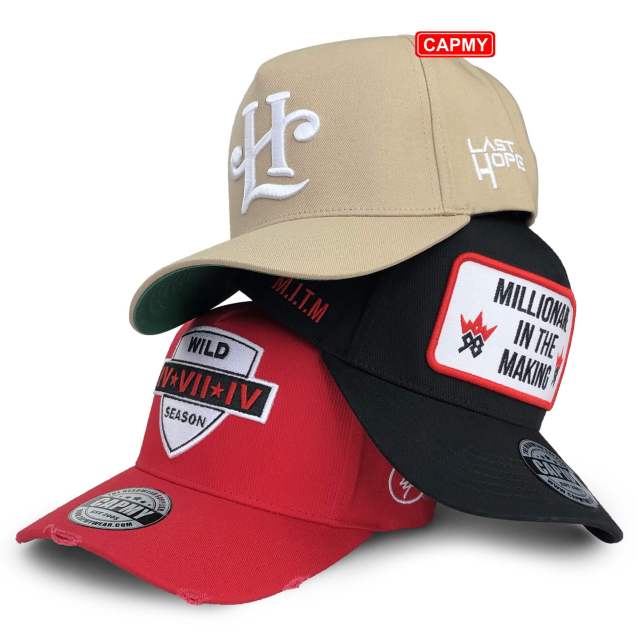 Baseball Cap - CMC-1046 (High Quality 100% Polyester Brown Middle Crown 3D Embroidery Logo Baseball Cap Supplier )