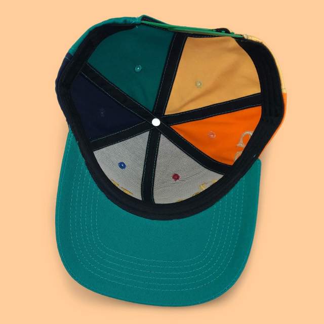 Baseball Cap - CMC-1071 (100% Cotton 6 Panel Cross Panel Embroidery Colourful Design Baseball Cap Supplier )