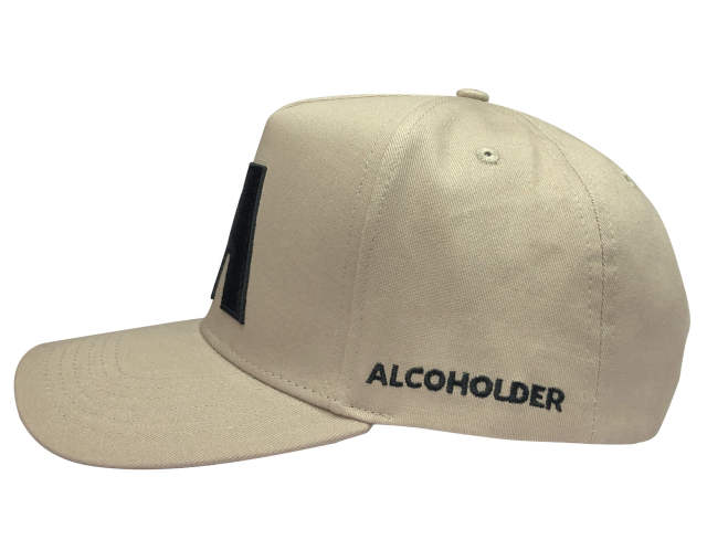 Baseball Cap - CMC-1060 (100% Cotton  Khaki With Black Embroidery Logo High Profile  Edition 9forty A Frame Baseball Cap Manufacturer)