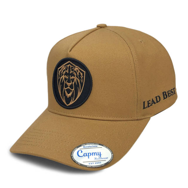 Baseball Cap - CMC-1156 (OEM Custom 100% Cotton Brown Colour Black Logo 9forty A Frame Baseball Cap Manufacturer )