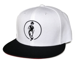 Snapback Cap - CMC-2039 ( High Quality Custom Black 100% Cotton Gorras Mens 6 Panel Snapback Cap Factory )
