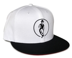 Snapback Cap - CMC-2039 ( High Quality Custom Black 100% Cotton Gorras Mens 6 Panel Snapback Cap Factory )