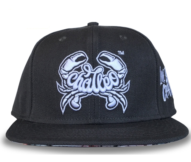 Snapback Cap - CMC-2035 ( Custom Black 3D Embroidery Logo 100% Acrylic Gorras Hat Middle Crown Snapback Cap Supplier )