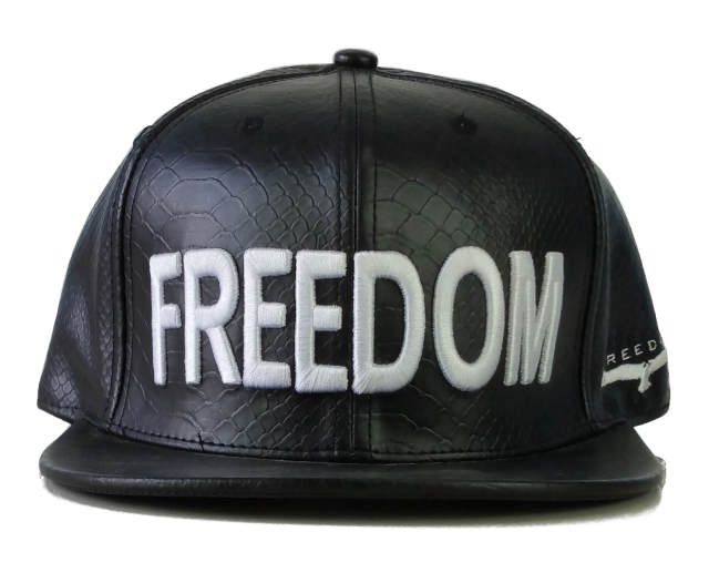 Snapback Cap - CMC-2041 ( Hot Selling Black Embroidery Logo PU Leather Gorras Mens Sports 6 Panel Snapback Cap Manufacturer)