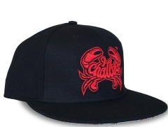 Snapback Cap - CMC-2033 ( Customize Logo Charcoal Black Colour Gorras Hat Mens 100% Acrylic 6 Panel Snapback Cap Supplier )