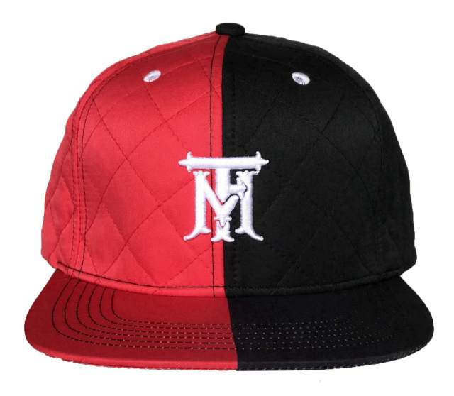 Snapback Cap - CMC-2029 ( Custom Two Tone Colour Red And Black Gorras Hat 100% Acrylic 6 Panel Snapback Cap Manufacturer)