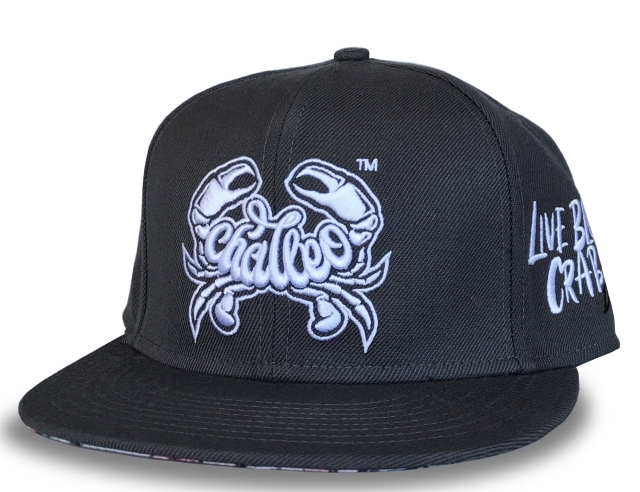 Snapback Cap - CMC-2035 ( Custom Black 3D Embroidery Logo 100% Acrylic Gorras Hat Middle Crown Snapback Cap Supplier )