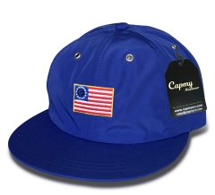 Snapback Cap - CMC-2028 ( Custom Royal Blue Navy Blue 100% Acrylic Snapback Cap)