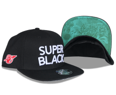 Snapback Cap - CMC-2014 ( Customize Design 100% Poly Black Colour Under Brim Printing 6 Panel Snapback Cap Manufacturer)