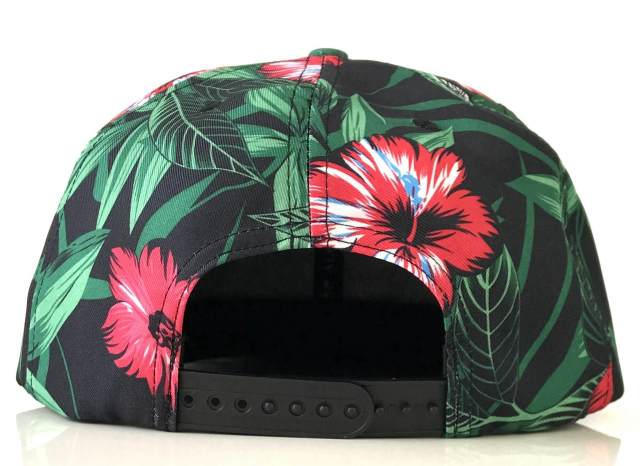 Snapback Cap - CMC-2044 ( Custom floral Printed High Profile For Men 6 Panel Snapback Cap Factory )