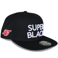 Snapback Cap - CMC-2014 ( Customize Design 100% Poly Black Colour Under Brim Printing 6 Panel Snapback Cap Manufacturer)