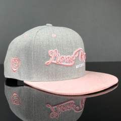 Snapback Cap - CMC-2001 ( Customize Two Tone Clour Wool Prink Gorras Women 100% Acrylic 6 Panel Snapback Cap Manufacturer )