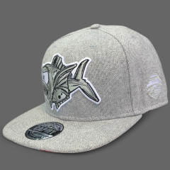 Snapback Cap - CMC-2006 ( Custom Heavy Hemp Material Two Tone Colour 100% Acrylic 6 Panel Snapback Cap Hat Manufacturer)