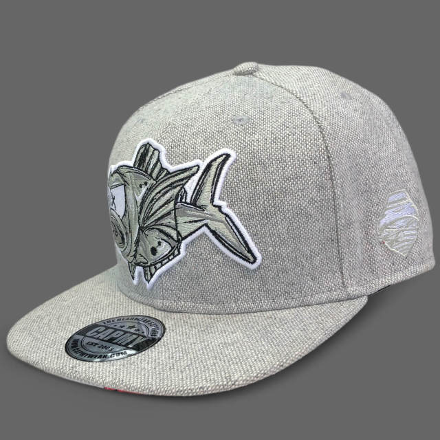 Snapback Cap - CMC-2006 ( Custom Heavy Hemp Material Two Tone Colour 100% Acrylic 6 Panel Snapback Cap Hat Manufacturer)