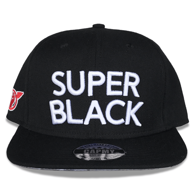 Snapback Cap - CMC-2014 ( Customize Design 100% Poly Black Colour Under Brim Printing 6 Panel Snapback Cap Manufacturer)