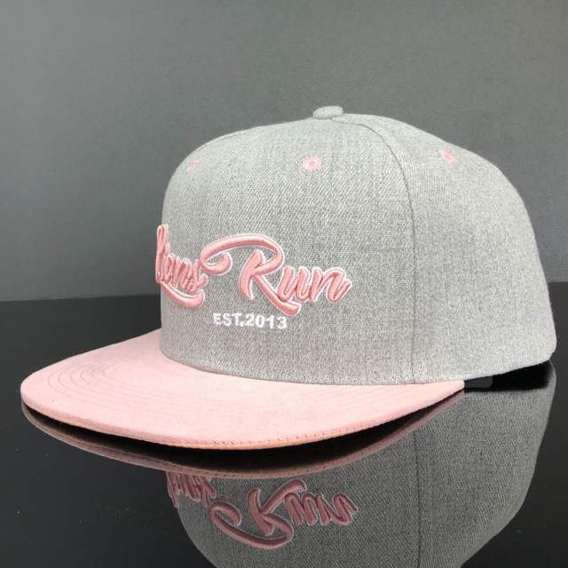 Snapback Cap - CMC-2001 ( Customize Two Tone Clour Wool Prink Gorras Women 100% Acrylic 6 Panel Snapback Cap Manufacturer )