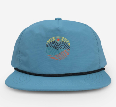 Snapback Cap - CMC-2024 ( Custom Royal Blue Navy Blue 100% Acrylic Snapback Cap)
