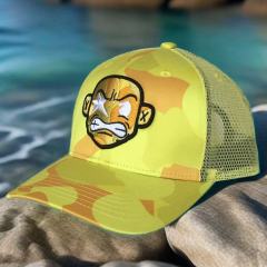 Trucker Hat - CMC-3002 ( Custom Sublimation Printing 5 Panel Middle Crown Trucker Hat )