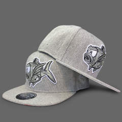 Snapback Cap - CMC-2006 ( Custom Heavy Hemp Material Two Tone Colour 100% Acrylic 6 Panel Snapback Cap Hat Manufacturer)