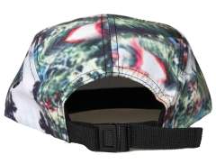 Snapback Cap - CMC-2036 ( Outdoor Sport Camp Hat With Printing Pattern 100% Polyester 5 Panel Snapback Cap Factory)