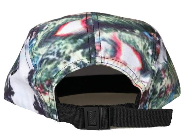 Snapback Cap - CMC-2036 ( Outdoor Sport Camp Hat With Printing Pattern 100% Polyester 5 Panel Snapback Cap Factory)