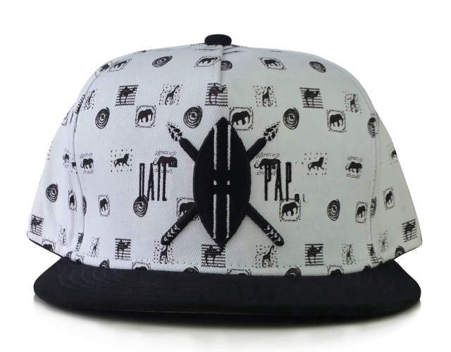 Snapback Cap - CMC-2034 ( Custom Cotton Print Pattern Middle Crown 5 Panel Snapback Cap Supplier )