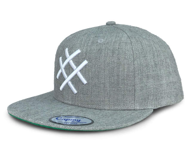 Snapback Cap - CMC-2009 ( Wholesale HIgh Quality Grey Wool Gorras 6 Panel 100% Acrylic Snapback Cap Hat Supplier )