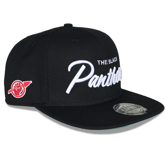 Snapback Cap - CMC-2012 ( High Quality Under Brim Print 100% Polyester Midde Crown Black Colour 6 Panel Snapback Cap Factory )