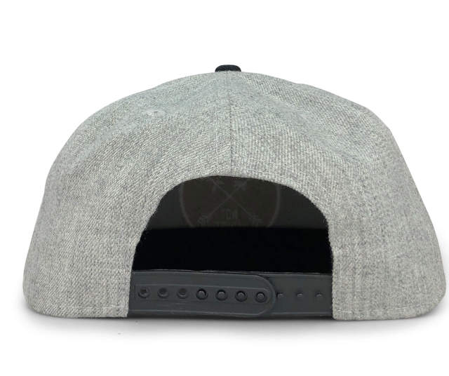 Snapback Cap - CMC-2009 ( Wholesale HIgh Quality Grey Wool Gorras 6 Panel 100% Acrylic Snapback Cap Hat Supplier )