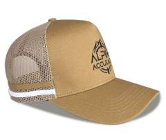 Trucker Hat - CMC-3098 ( Custom Popular Brown Colour 5 Panel Deep Crown Mesh Hats Asutralia Country Trucker Caps )