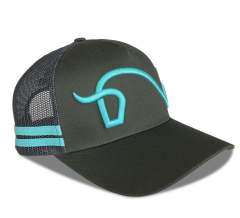 Trucker Hat - CMC-3086 ( Customize 3D Embroidery Logo 5 Panel Middle Crown Australia Country Trucker Hat Factory )