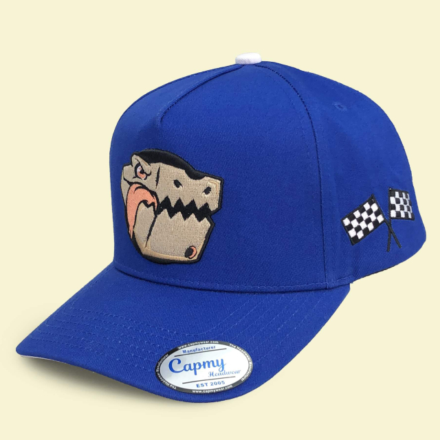 Baseball Cap - CMC-1085 (Custom Logo Embroidered Royal Blue Sports Cap 5 Panel Baseball Cap)