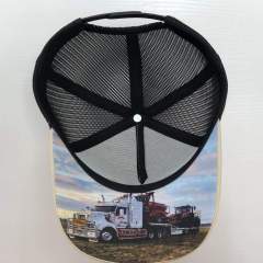 Trucker Hat - CMC-3206 ( Custom Brown Tan Deep Crown High Profile Australia Country Trucker Caps 5 Panel Trucker Hat )