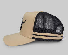 Trucker Hat - CMC-3200 ( Hot Selling Customize 3D Embroidery Logo Brown Tan Deep Crown High Profile Australia Country Trucker Caps Factory )