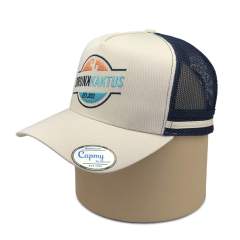Trucker Hat - CMC-3208 ( New Arrivals Khaki Colour Deep Crown High Profile Australia Country Trucker Caps 5 Panel Trucker Hat Factory)