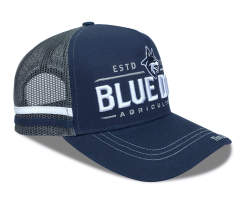 Trucker Hat - CMC-3230 ( Custom Navy Blue Deep Crown High Profile  5 Panel Mesh Hat Australia Country Trucker Caps Manufacturer )