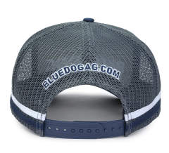 Trucker Hat - CMC-3230 ( Custom Navy Blue Deep Crown High Profile  5 Panel Mesh Hat Australia Country Trucker Caps Manufacturer )