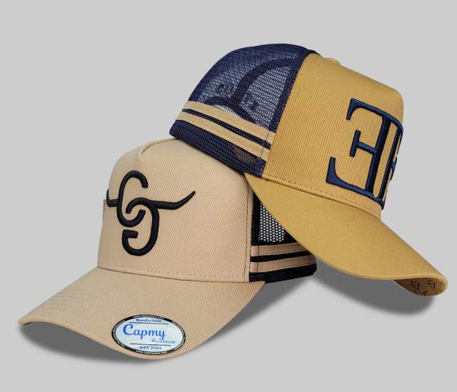 Trucker Hat - CMC-3200 ( Hot Selling Customize 3D Embroidery Logo Brown Tan Deep Crown High Profile Australia Country Trucker Caps Factory )