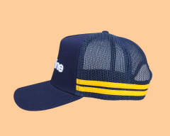 Trucker Hat - CMC-3242 ( Custom Logo Navy Blue Deep Crown High Profile Australia Country Trucker Caps 5 Panel Trucker Hat Manufacturer )