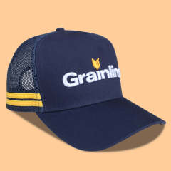 Trucker Hat - CMC-3242 ( Custom Logo Navy Blue Deep Crown High Profile Australia Country Trucker Caps 5 Panel Trucker Hat Manufacturer )