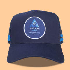 Trucker Hat - CMC-3240 ( Wholesale  Blue And Navy Blue 5 Panel Mesh Hat Deep Crown High Profile Australia Country Trucker Caps Supplier )