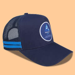 Trucker Hat - CMC-3236 （ Custom Navy Blue Colour  Big Head Fit Mesh Trucker Hats Australia Country Trucker Caps Manufacturer )