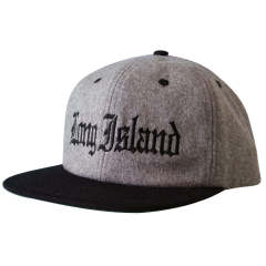 Snapback Cap - CMC-2058 ( Custom Royal Blue Navy Blue 100% Wool Felt Logo 6 Panel Snapback Cap)