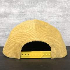 Snapback Cap - CMC-2064 ( Wholesales Middle Crown Yellow Corduroy Cap 6 Panel Snapback Cap Hat Supplier )